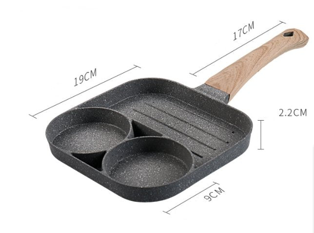 Four Hole Omelette Pan, Non-stick Pan - Noshlee